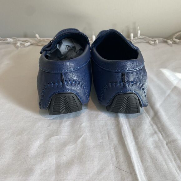 J’s Awake Blue Mens Loafers Electric Grandpa Rave Y2K Size 9 Owen-2 - Picture 3 of 7